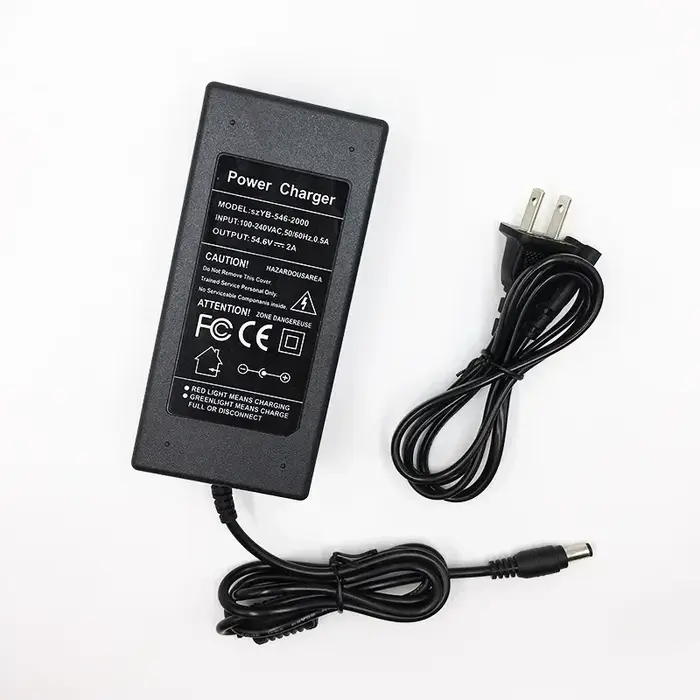 Chargeur de batterie au lithium pour vélo électrique