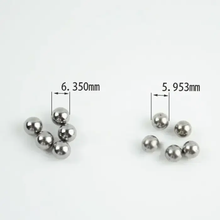 Roulement de vélo billes en acier pour moyeu de roue 4.76MM 3/16 pouces avant ou 6.35MM 1/4
