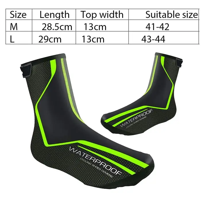 Couvre-chaussures de cyclisme imperméables et coupe-vent pour hommes et femmes