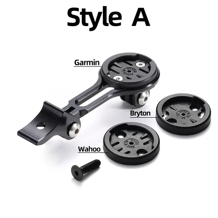 Support de montage combiné pour vélo de route, pour Garmin Wahoo Bryton Campatible avec guidon intég