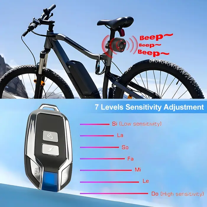 Alarme de vélo sans fil
