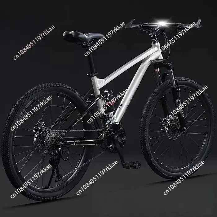 Vélo de montagne à suspension intégrale, 30 vitesses, tout terrain, pour adultes, pour la descente, les sentiers et les trajets en ville