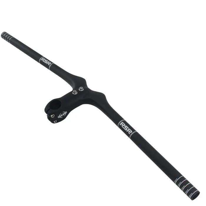 Guidon de vélo de montagne mat 3K entièrement en Fiber de carbone