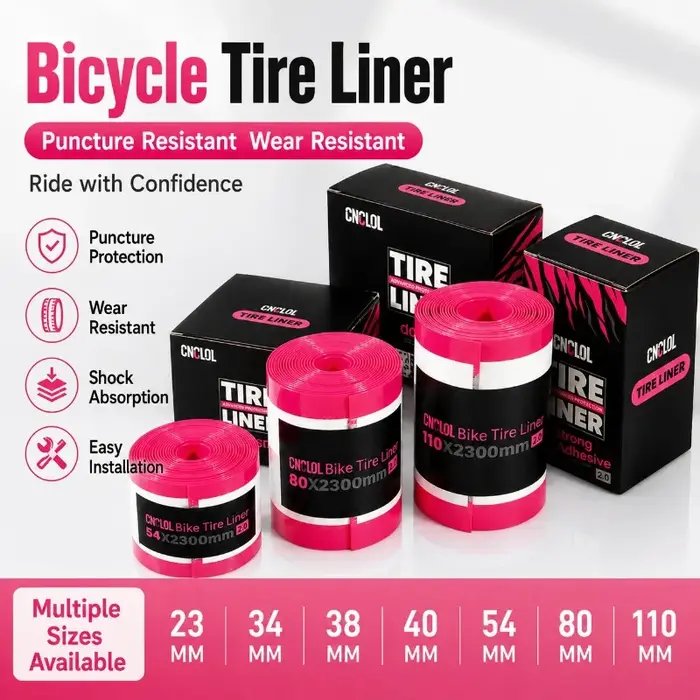 Bande de protection anti-crevaison en TPU pour pneus de vélo VTT