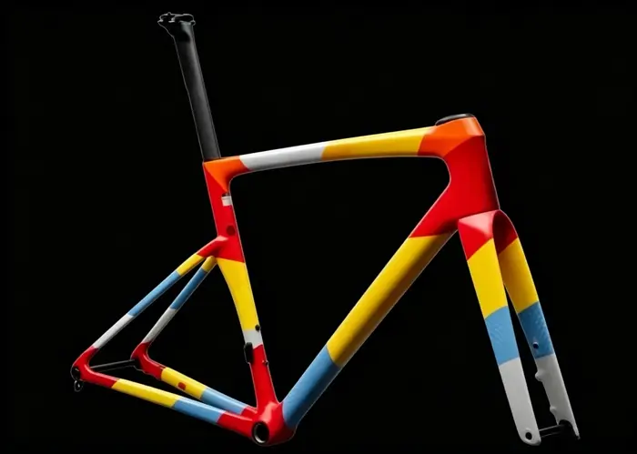Nouveau cadre de vélo de route 2027 en fibre de carbone intégrale