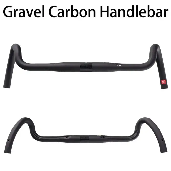 2021 dernier guidon de vélo en carbone gravier grande barre évasée Cycle Cross