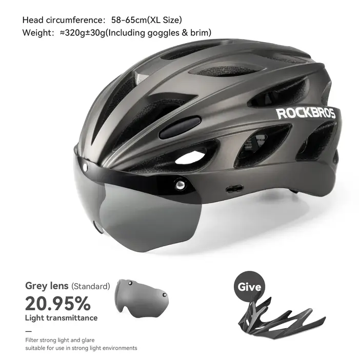 Casque de vélo ROCKBROS, casque de vélo intégralement moulé, casque de vélo électrique, casque de vé