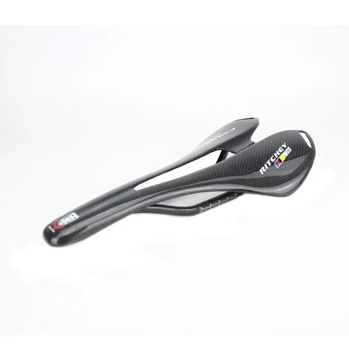 Ritchey WCS Logo autocollant coussin vélo de montagne/route 3K brillant entièrement en Fiber de carbone selle pièces