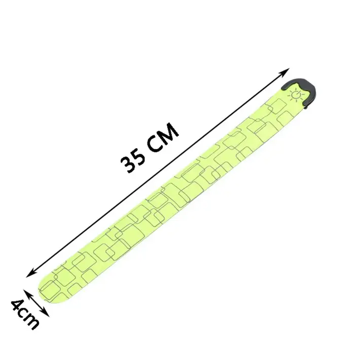 Brassard de course de nuit, bande lumineuse LED, brassard de sécurité pour cyclisme, Sports de plein air, ceinture de bras, bracelet d'avertissement de jambe