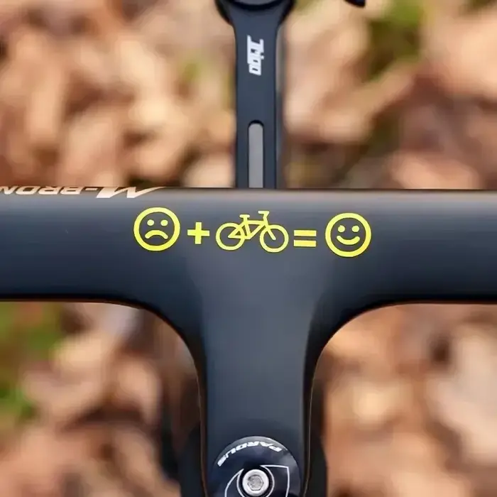 1 ensemble d'autocollants personnalisés pour vélo