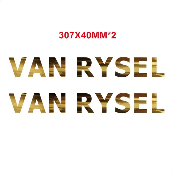Lot de 2 autocollants pour cadre de vélo VAN RYSEL