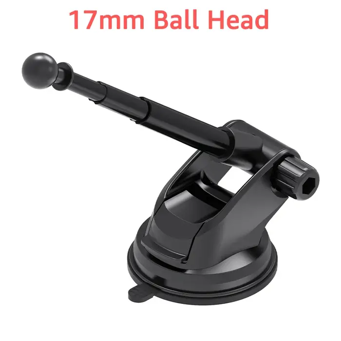 Base de tête sphérique à ventouse de 17mm, avec bras télescopique en alliage d'aluminium pour tablea