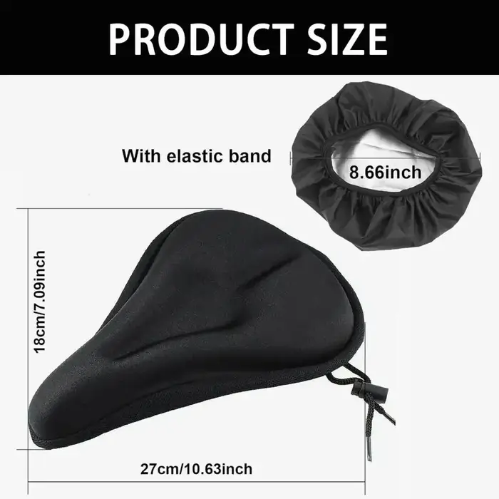 Nouvelle Selle de Vélo Électrique Rembourrée en Gel