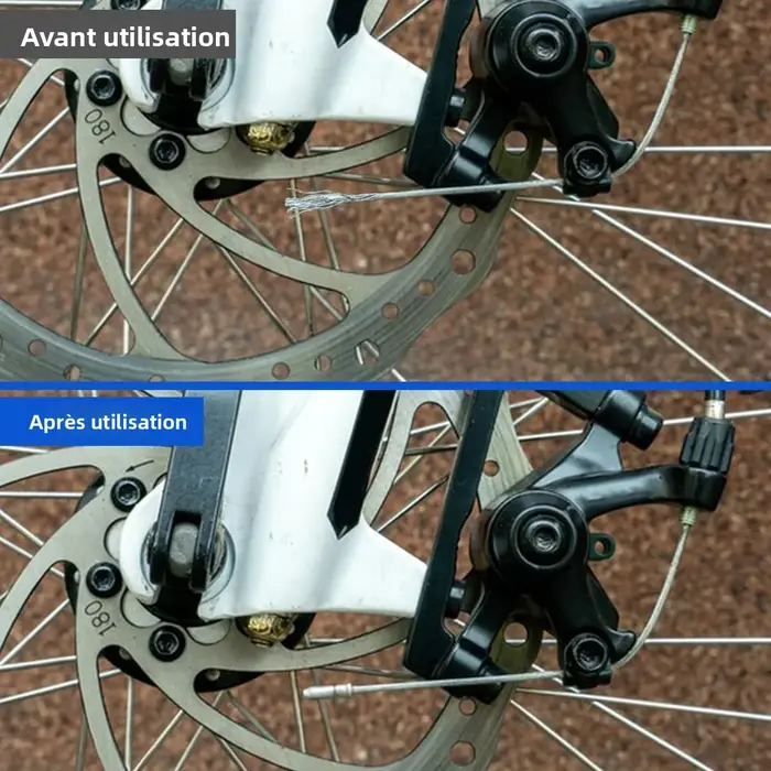 Embouts de câble de frein et de dérailleur en aluminium pour vélo
