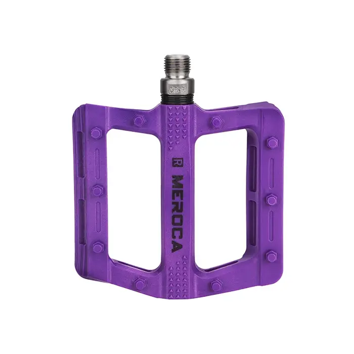 MEROCA pédale de vélo en Fiber de Nylon pédales de VTT antidérapantes élargies
