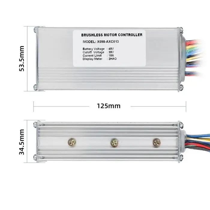 Carte de commande de remplacement exquise pour vélo électrique 48V - Pièce de réparation pour unité de contrôle Engwe EP2 Pro