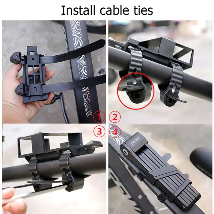 Serrure à chaîne pliante pour vélo