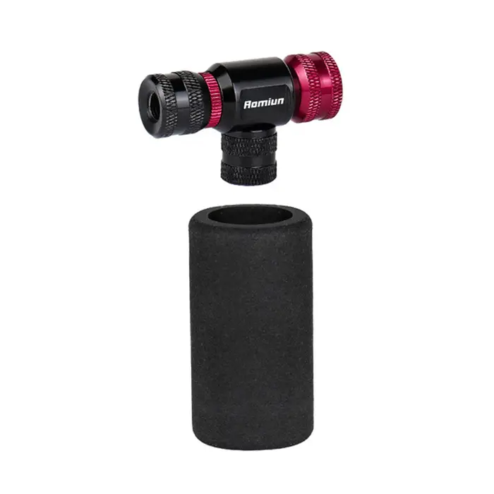 Gonfleur de pneus de vélo CO2, buse de gonflage rapide pour vélos de route et de montagne, cylindres