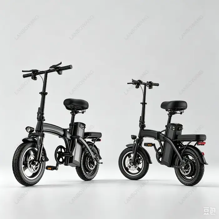Vélo électrique pliable portable pour adultes, vélo électrique léger alimenté par batterie au lithium de 14 pouces pour le transport quotidien en ville