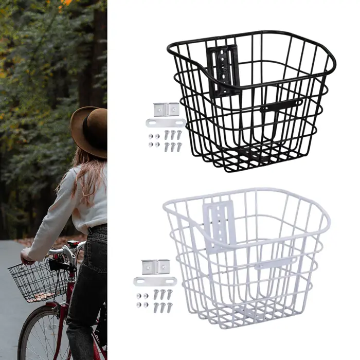 Panier de vélo support de chargement organisateur dégagement rapide avant