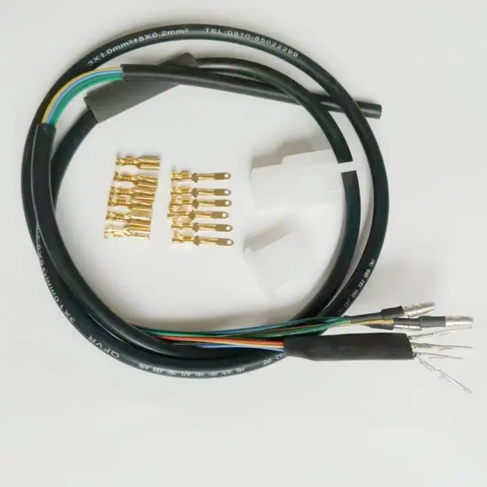 Fil de moteur de vélo électrique avec connecteur de balle