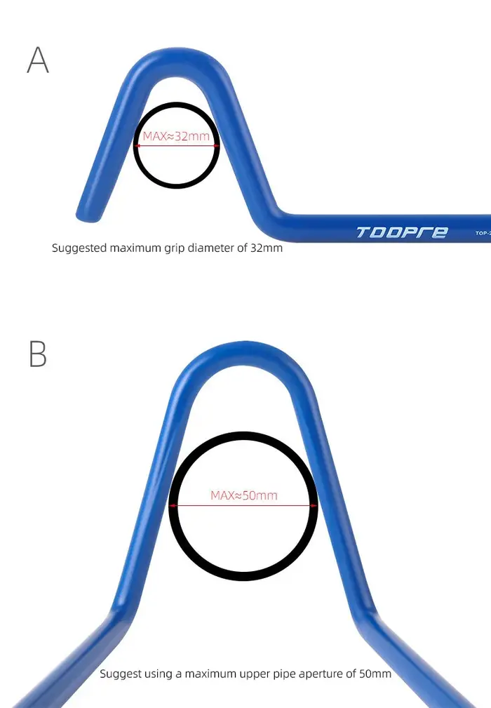 TOOPRE stabilisateur de guidon de vélo outil Anti-balançoire de renfort