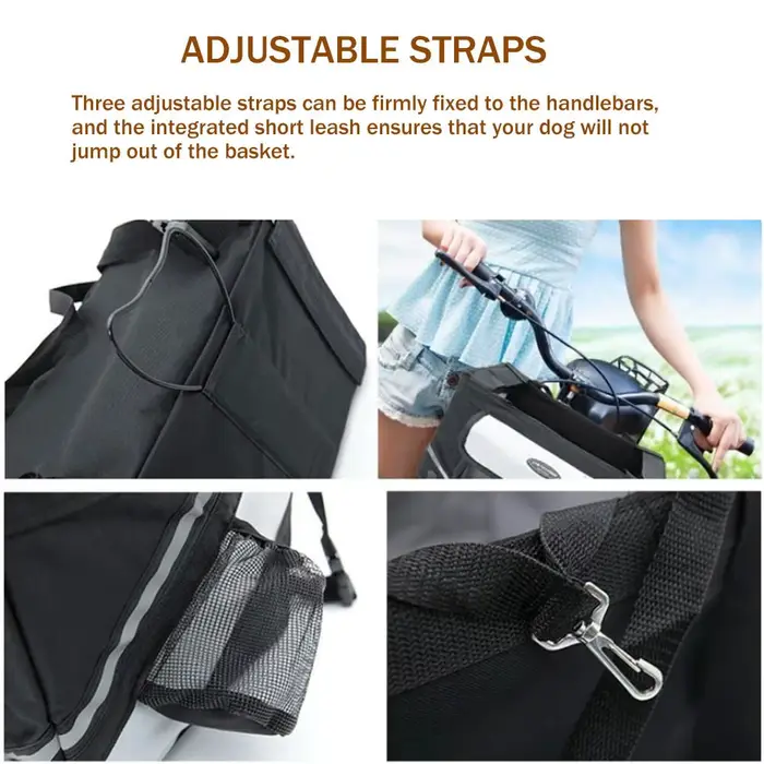 Sac de vélo paniers pour chiens guidon de vélo panier avant petit nid de chien pour chat chiot chats porte-lit pour voyage Shopping