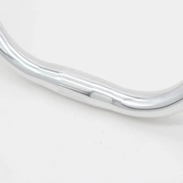 Guidon de vélo en alliage d'aluminium, guidon incurvé, poignées horizontales, grandes hirondelles, p
