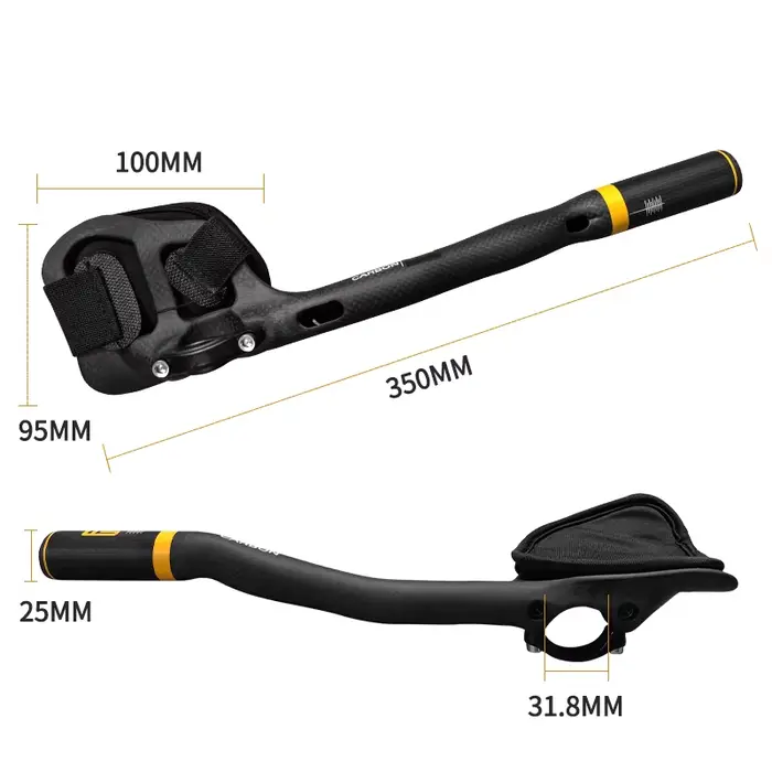 Guidon de vélo de route entièrement en Fiber de carbone