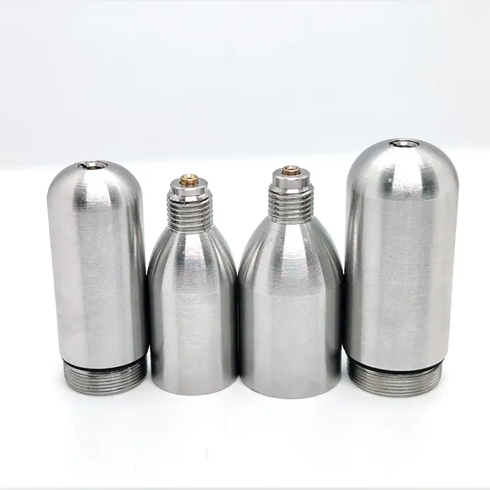 Cylindre de co2 Rechargeable 12g 16g cartouches de CO2 recharge gonfleur de CO2 pour pneus de vélo équipement de brassage avec filetage non fil