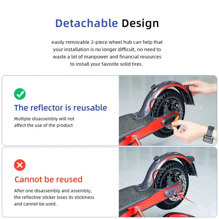 Autocollants réfléchissants pour Scooter électrique Xiaomi Mi 1S Pro 2 M365