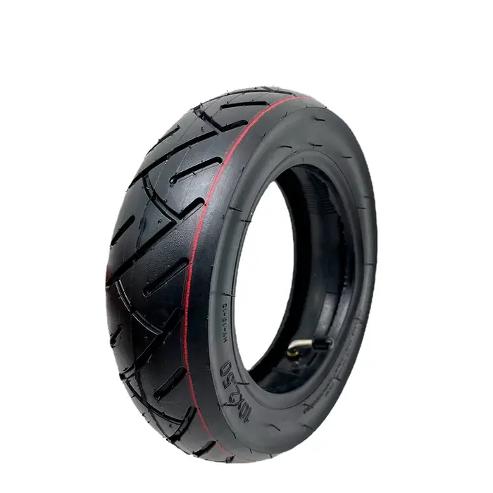 Chambre à air extérieure de pneu pneumatique de 10 pouces 10x2.50 pour pièces de rechange de roue avant et arrière de Scooter électrique