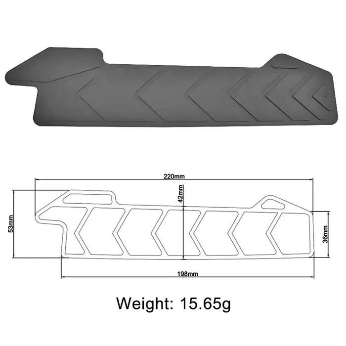 Autocollant de protection anti-rayures pour cadre de vélo de route