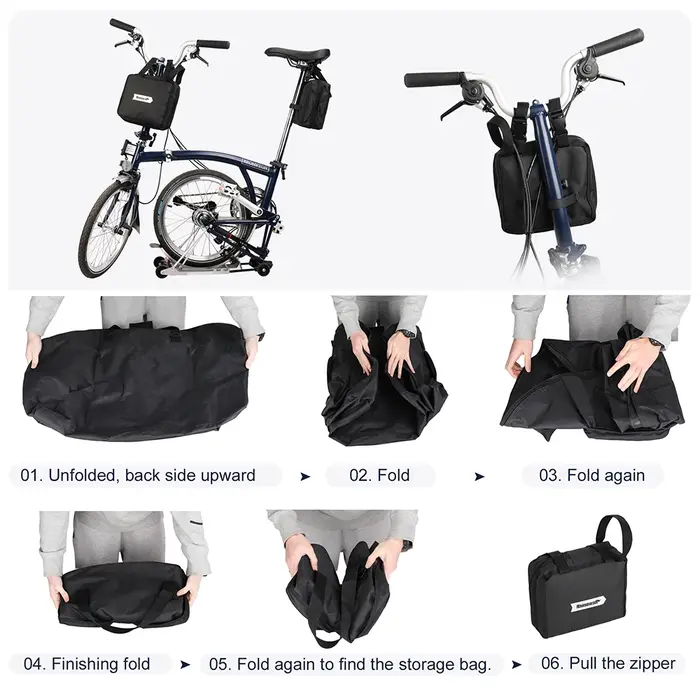 Bal inowalk-Sac de vélo pliant 14-20 pouces