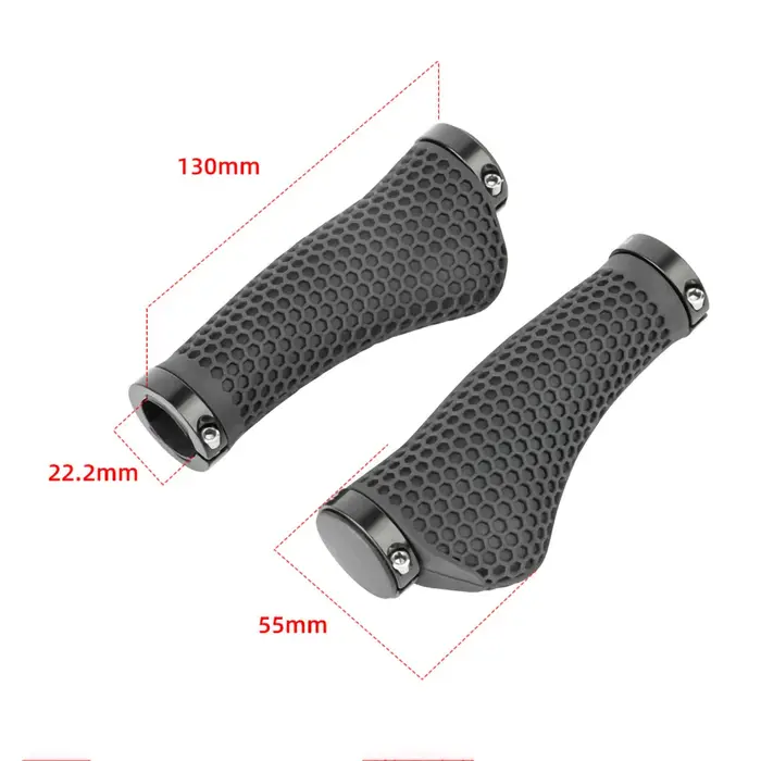 Promend GR-502E Vélo Poignées VTT Route En Caoutchouc Guidon Couvre 3D Absorption Des Chocs Antidérapant
