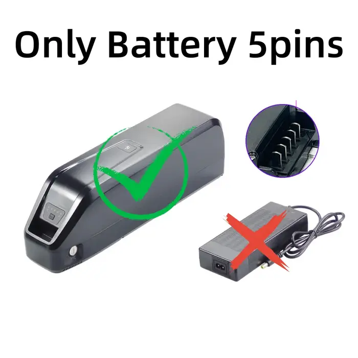 Vefreedom Velectrec Cityrang 4.0 EBike 48V 15Ah 20Ah 5 broches batterie de tube inférieur pour vélo 
