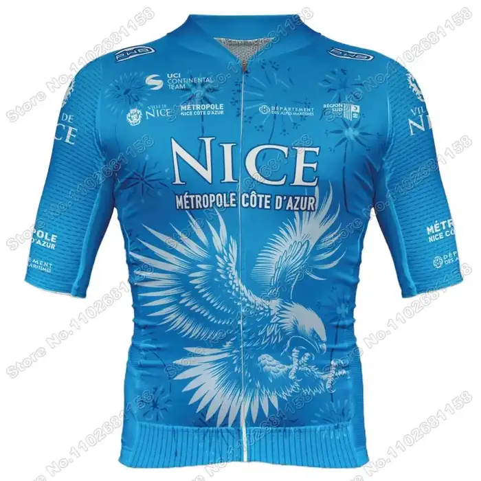 Maillot de cyclisme Team Nice Métropole Côte d'Azur 2025