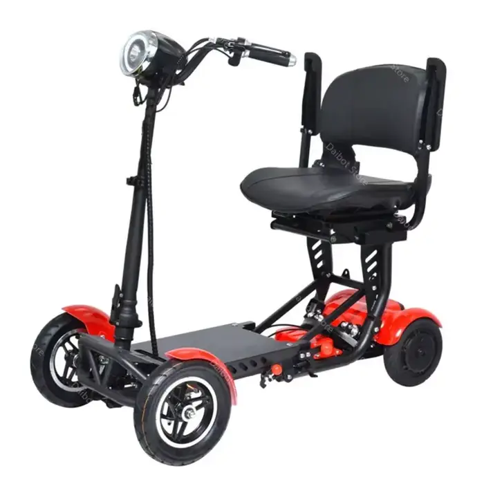 Scooter de mobilité pliable multi-Terrain pour adultes avec 4 roues