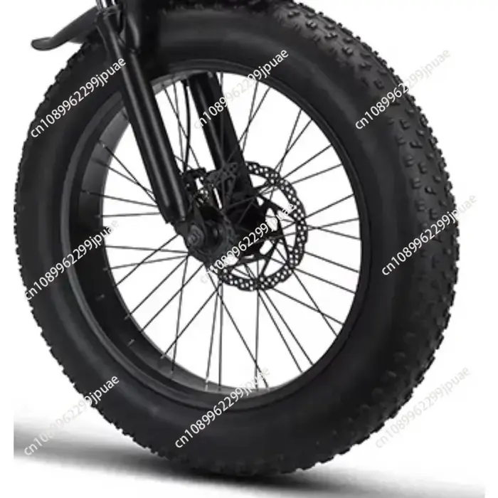 Vélo électrique pliable hybride à pneus larges de 20 pouces