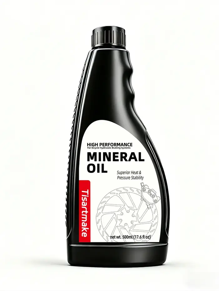 Huile minérale pour freins de vélo 500 ml, idéale pour les systèmes de freinage hydrauliques Shimano