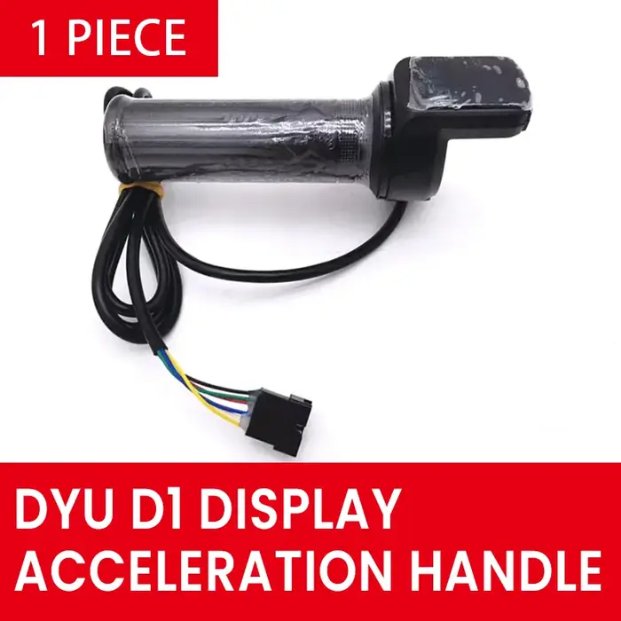 Accélérateur DYU 36V avec bouton vert de régulation de vitesse (pas un interrupteur d'alimentation) pour vélo