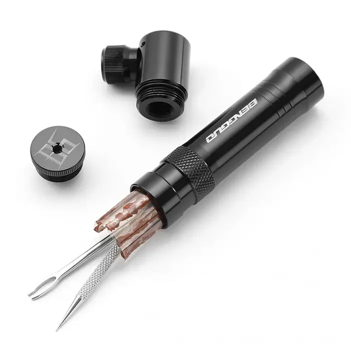 Gonfleur d'air CO2 avec Kit de réparation de pneus Tubeless