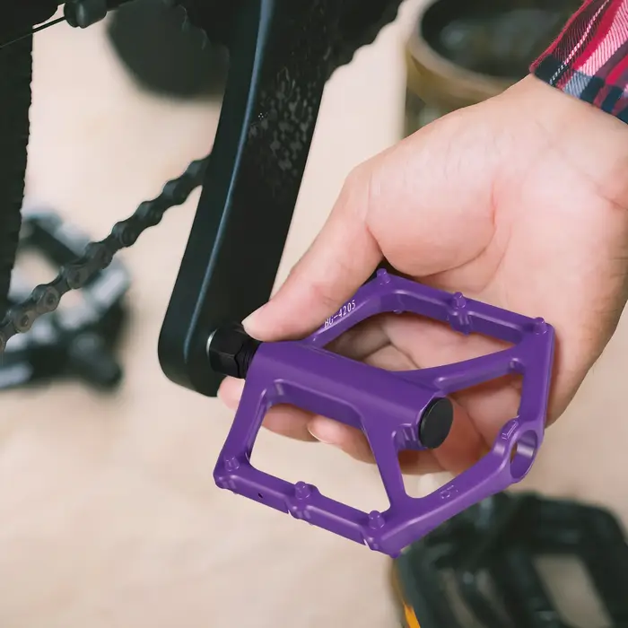 Pédales plates de vélo de montagne en alliage d'aluminium pour enfants