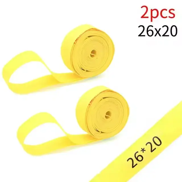 1 Paire (2 pièces) de bandes de jante en PVC premium pour vélo, VTT, vélo de route, et protection de