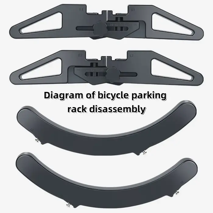 Support de rangement réglable pour vélos