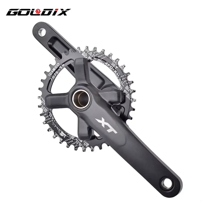 XT – pédalier de vélo en alliage d'aluminium, 104BCD, 170mm, 175mm, noir, rond, ovale, 32T, 34T, 36T
