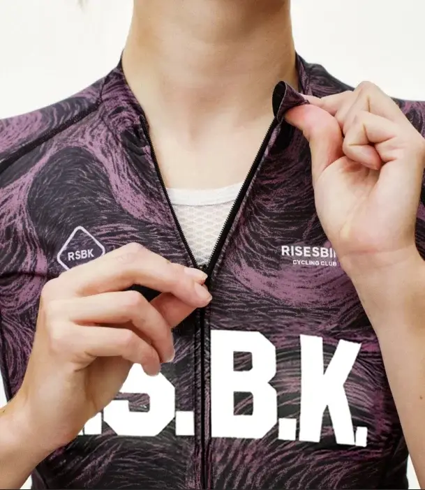 RSBK Maillot de cyclisme pour hommes, manches courtes, antidérapant, en silicone sur les poignets et le bas, séchage rapide, respirant, vêtements de cyclisme MTB