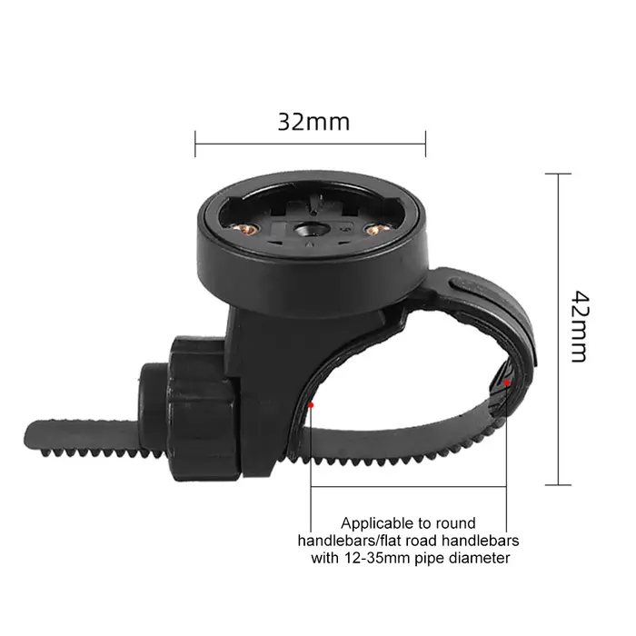 Support de fixation multifonctionnel pour ordinateur de vélo, support de lampe universel pour cadre 