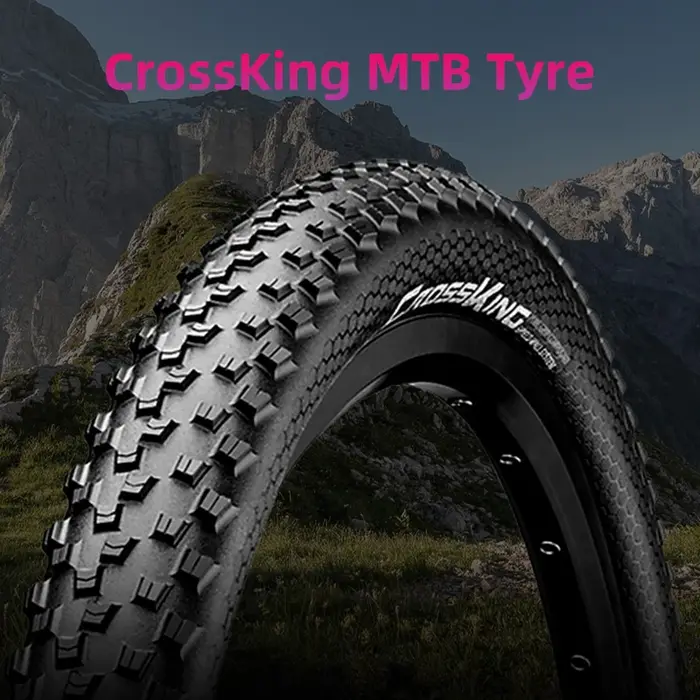 Pneu de vélo de montagne Continental Cross King 27.5 29 2.2 2.3 MTB en acier, 180TPI, système Shield