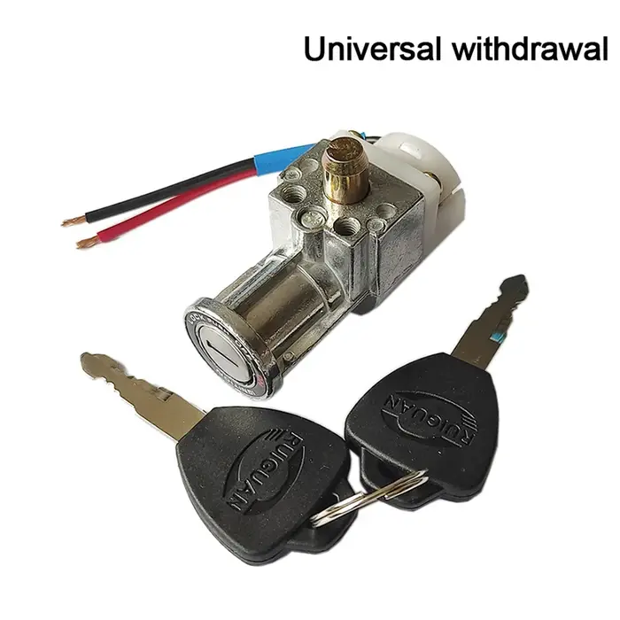 Serrure universelle de boîtier de batterie au lithium pour vélo électrique, grosse tête, véhicule él